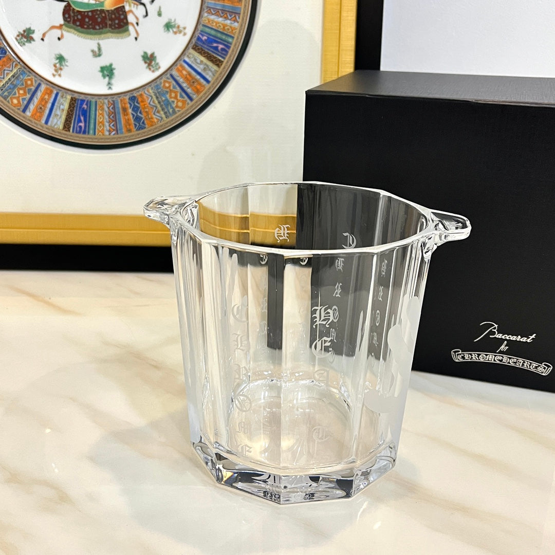 Chrome Hearts x Baccarat Crystal Ice Bucket - Exclusive Designer Collaboration