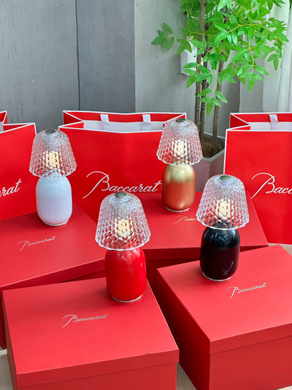 Baccarat Baby Candy Light - Portable Ceramic and Crystal Table Lamp by Jaime Hayon (4 Colors)