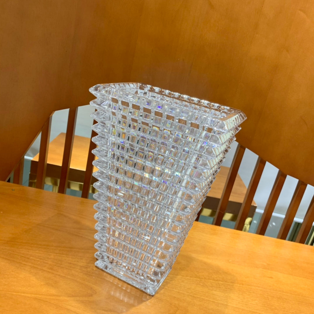 Baccarat Eye Collection Crystal Vase – Large, Transparent