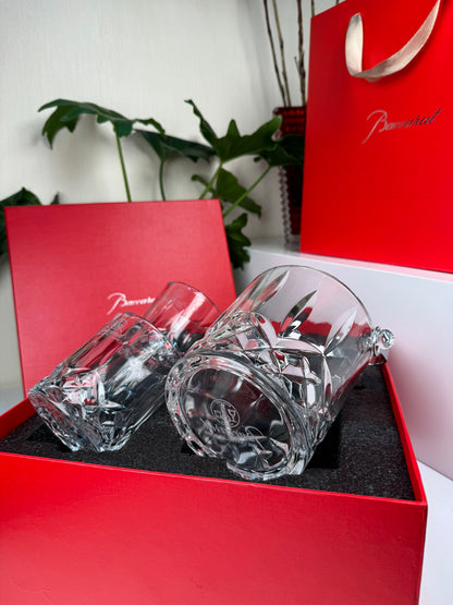 Baccarat Crystal Ice Bucket & Glass Set