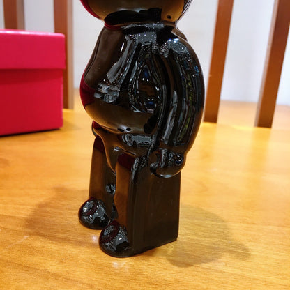 Bearbrick x Baccarat Paris Limited Edition 200% Black Bear