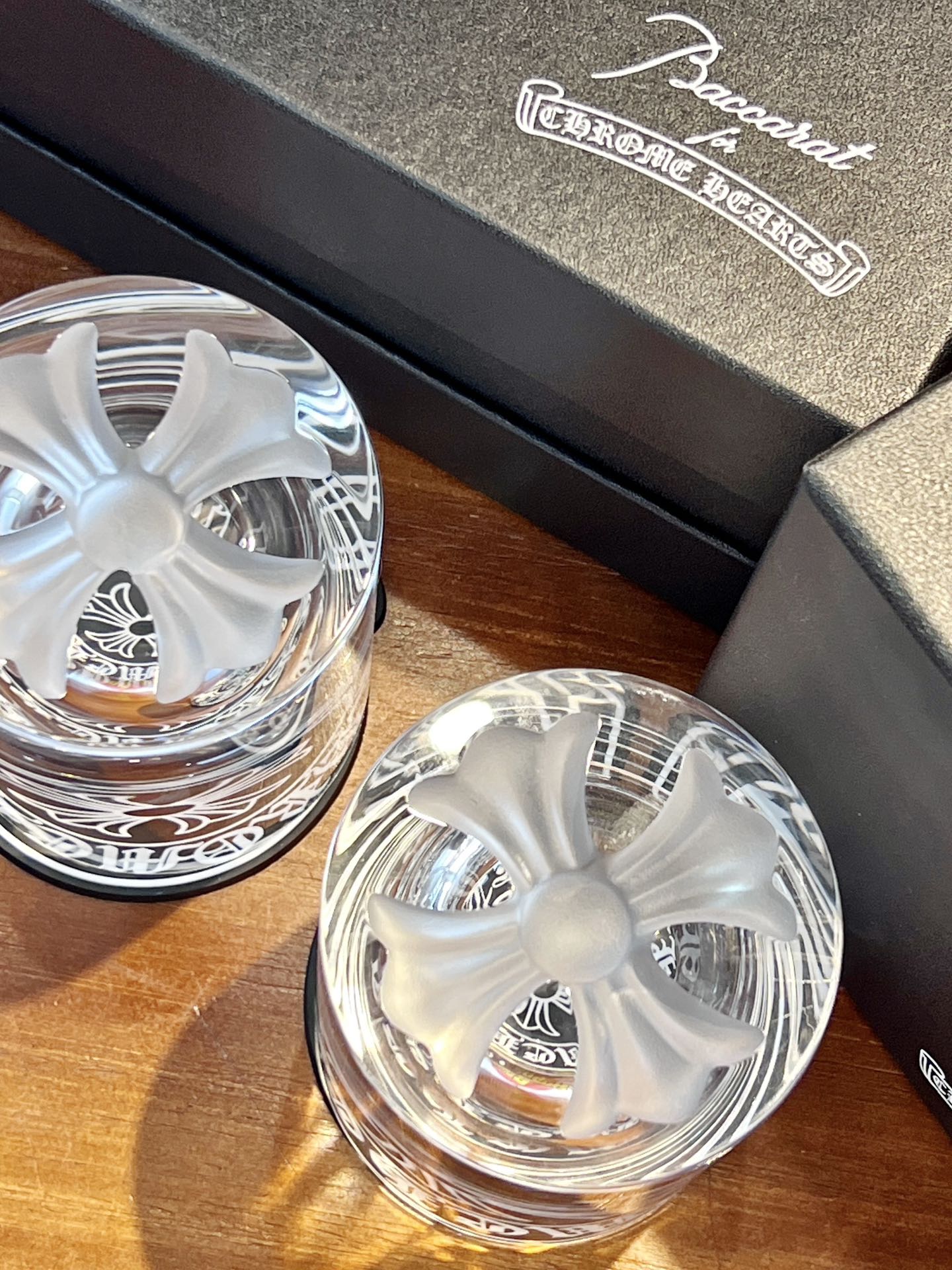 Chrome Hearts x Baccarat Collaboration – Limited Edition Crystal Tumblers