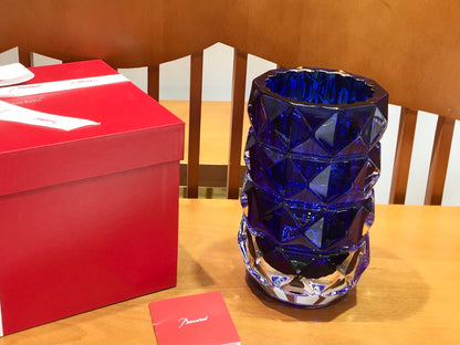 Baccarat LOUXOR Crystal Vase Collection – 6 Color Options