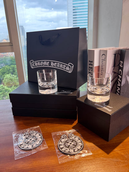 Chrome Hearts x Baccarat Collaboration – Limited Edition Crystal Tumblers