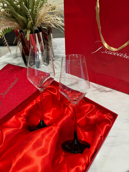 Baccarat Crystal Wine Glass Set (2-Piece Gift Box)