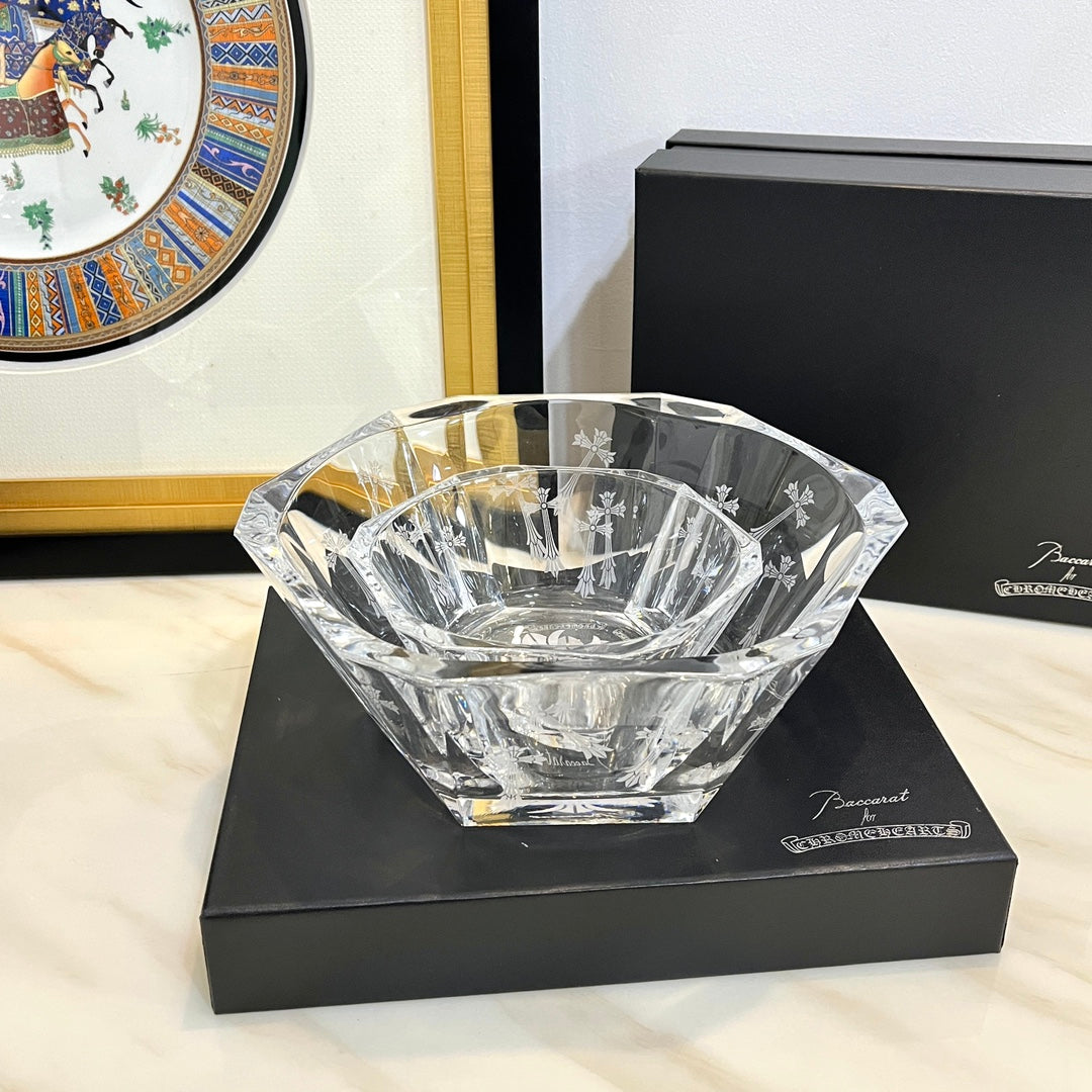 Chrome Hearts x Baccarat Crystal Fruit Bowl - Exclusive Designer Collaboration