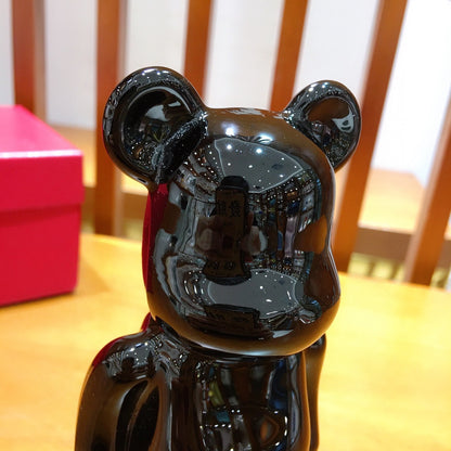 Bearbrick x Baccarat Paris Limited Edition 200% Black Bear