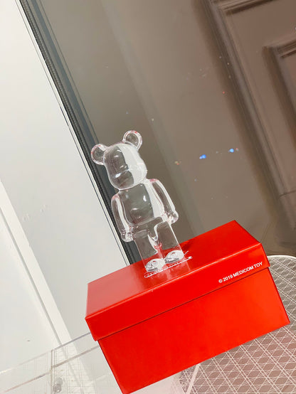 Bearbrick x Baccarat Paris Limited Edition 200% Crystal Bear