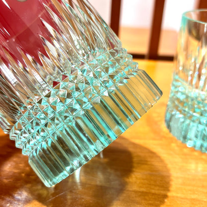 Baccarat Nancy Collection Whiskey Crystal Glasses - Mint Green (2-piece))