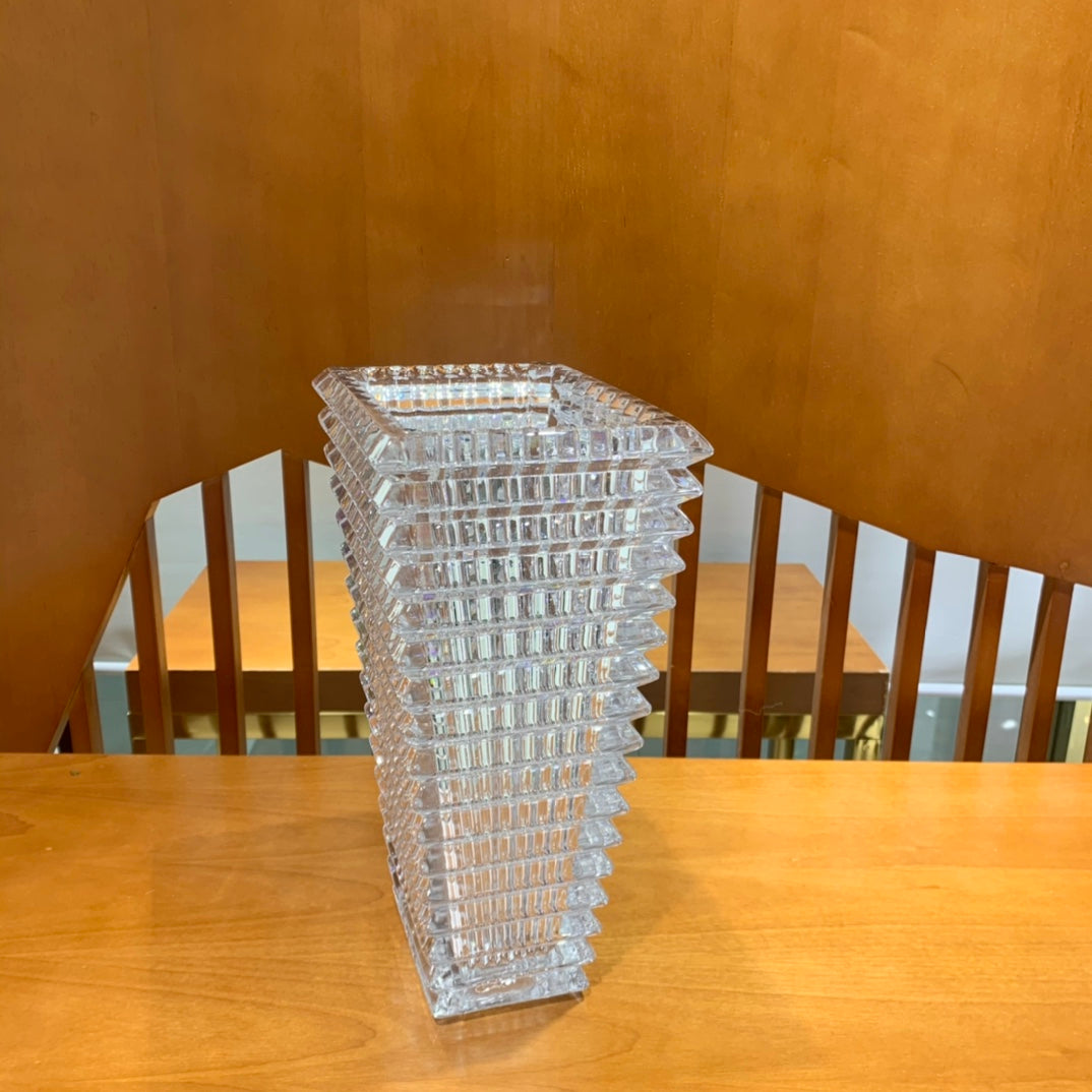 Baccarat Eye Collection Crystal Vase – Large, Transparent