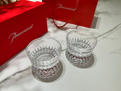 Baccarat Louxor Whiskey Glass Set - Inspired by Egyptian Archaeology (2-Piece)