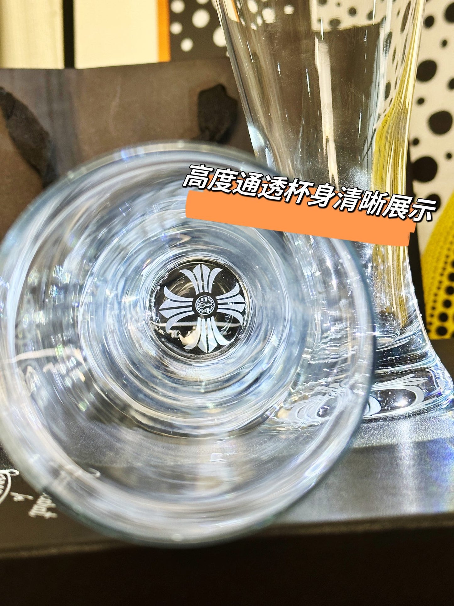 Chrome Hearts x Baccarat Collaboration Crystal Beer Glass Set