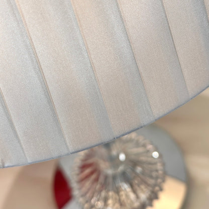 Baccarat Mille Nuits Crystal Table Lamp - Elegant Diamond Cut Design by Mathias