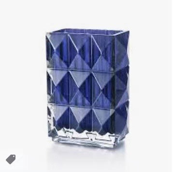 Baccarat LOUXOR Square Vase - A Fusion of Light and Geometry