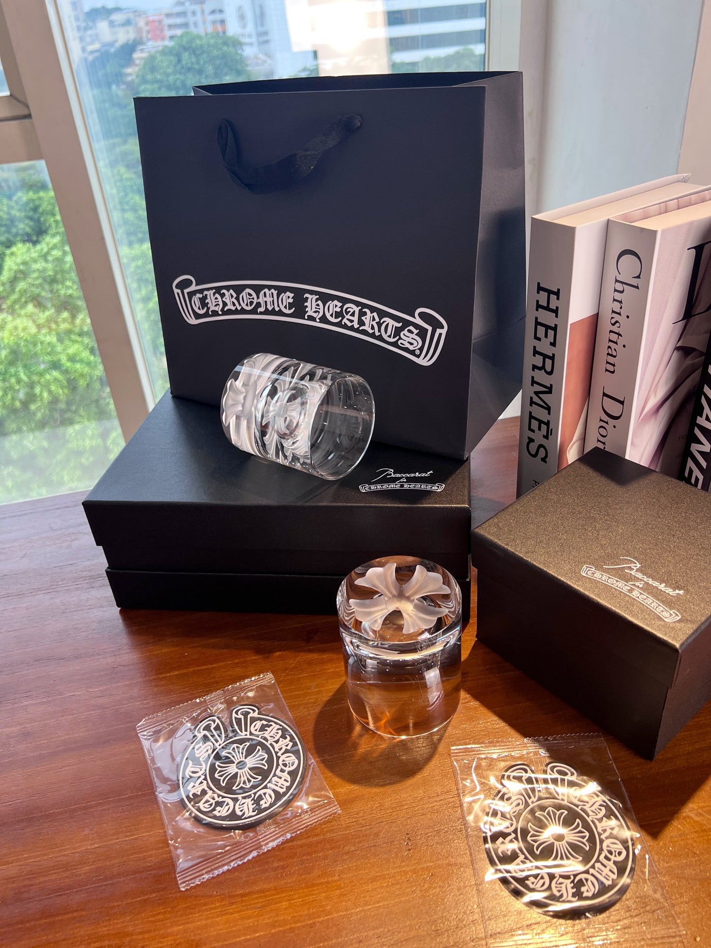 Chrome Hearts x Baccarat Collaboration – Limited Edition Crystal Tumblers