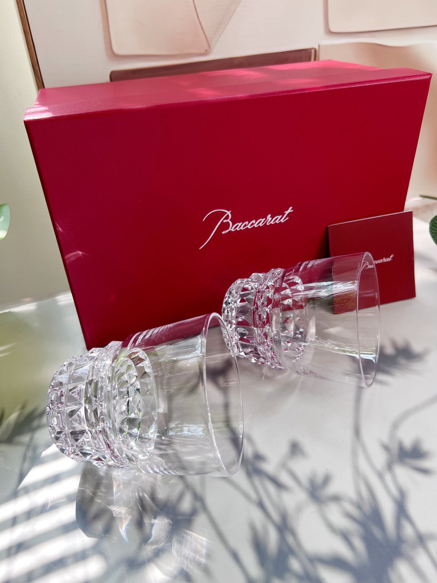 Baccarat LOUXOR Whiskey Glass Set - Luxurious Crystal Design