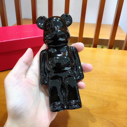 Bearbrick x Baccarat Paris Limited Edition 200% Black Bear