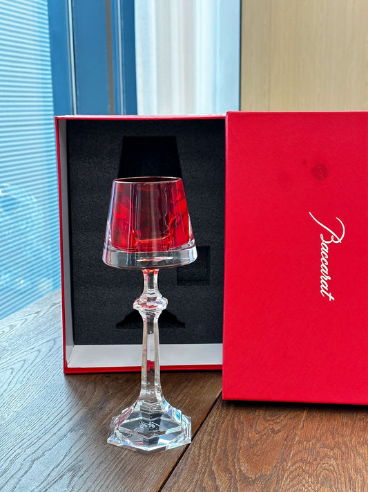 Baccarat Harcourt "Fire of My Heart" Crystal Candle Holder