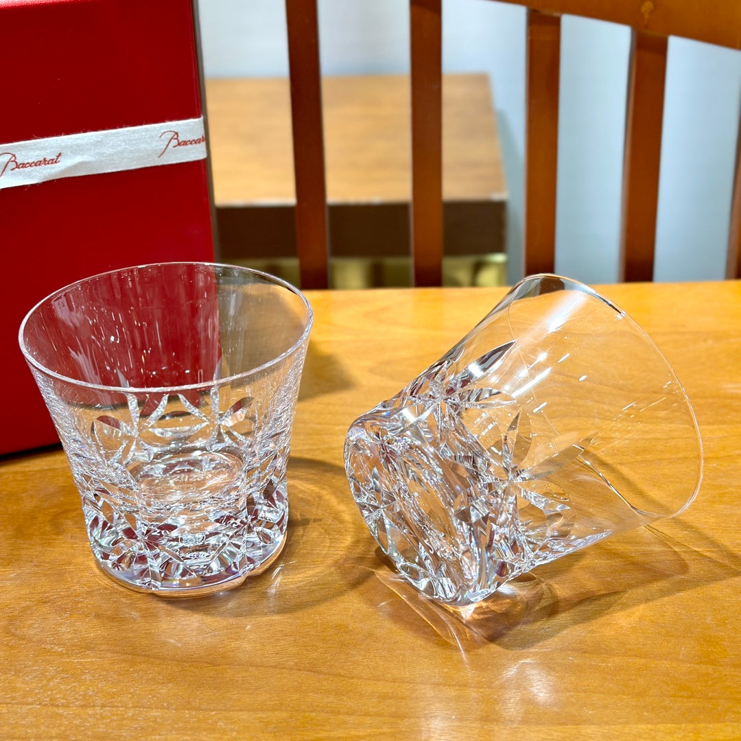 Baccarat Brilliant 2023 Annual Edition Crystal Whiskey Glasses (Set of 2)