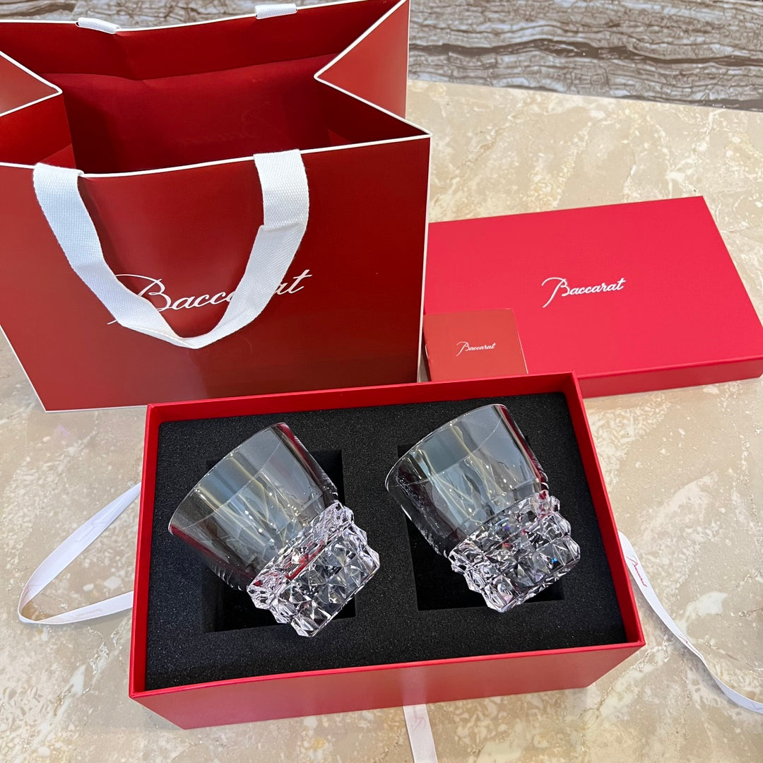 Baccarat LOUXOR Whiskey Glass Set - Luxurious Crystal Design