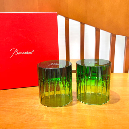 Baccarat Harmonie Crystal Tumblers Set (2-Piece) - Green