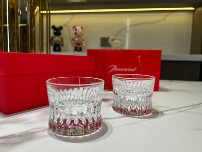 Baccarat Louxor Whiskey Glass Set - Inspired by Egyptian Archaeology (2-Piece)