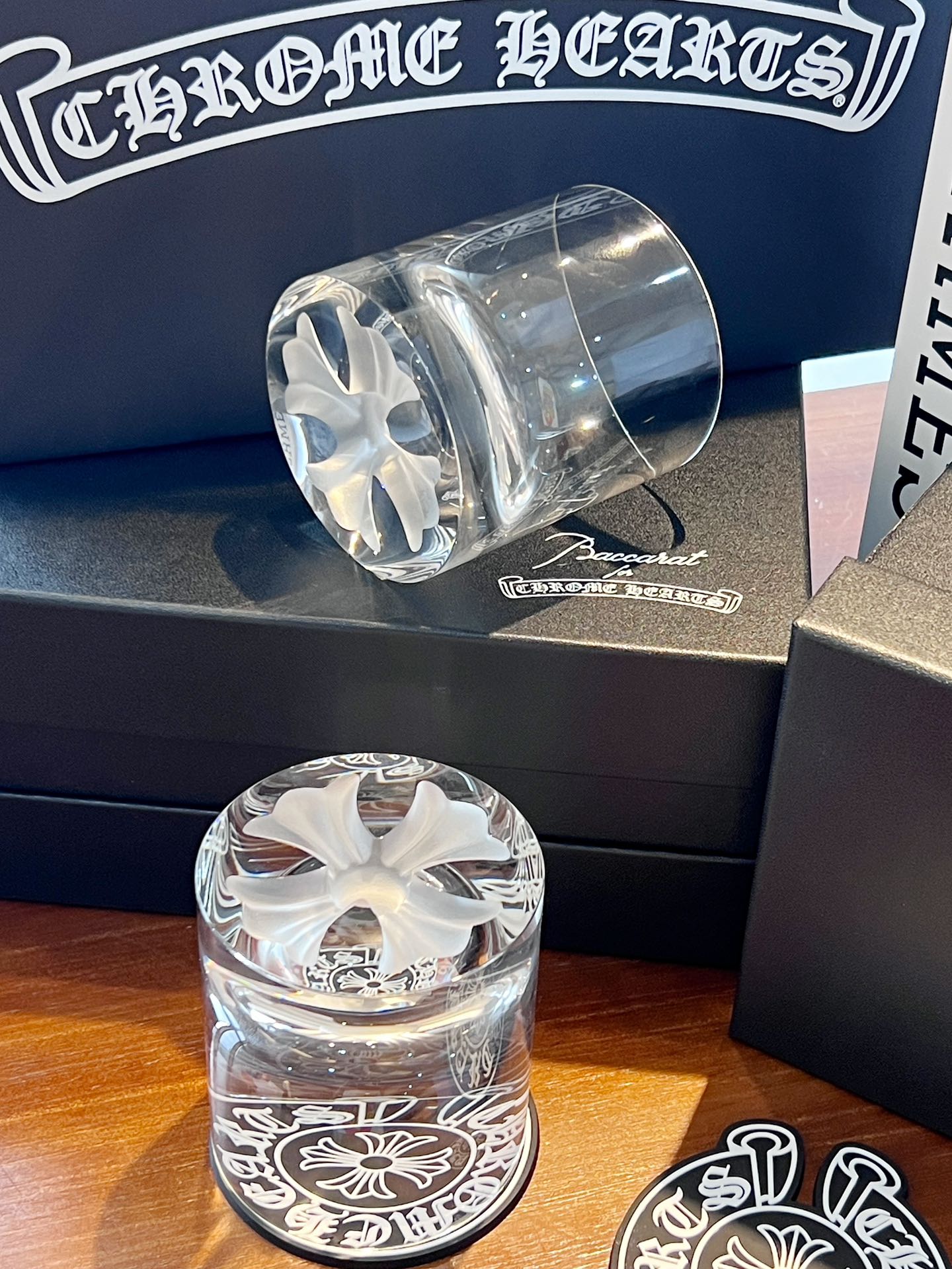 Chrome Hearts x Baccarat Collaboration – Limited Edition Crystal Tumblers