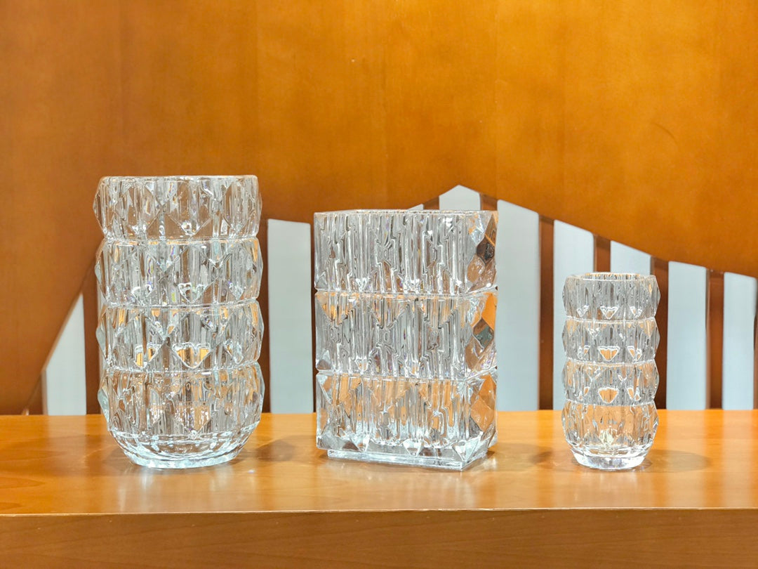 Baccarat LOUXOR Crystal Vase Collection – 6 Color Options