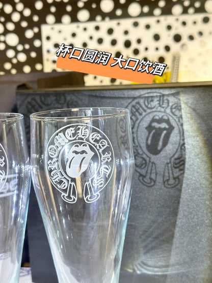 Chrome Hearts x Baccarat Collaboration Crystal Beer Glass Set