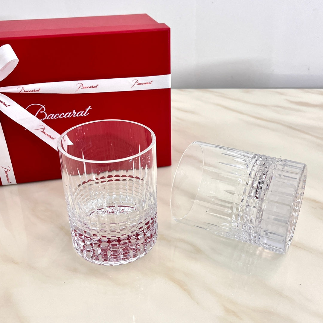 Baccarat Nancy Collection Whiskey Crystal Glasses (Set of 2) - Clear