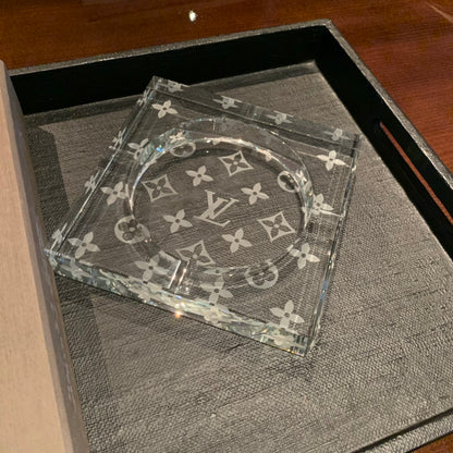 Louis Vuitton x Baccarat Crystal Ashtray – Limited Edition Luxe Home Decor