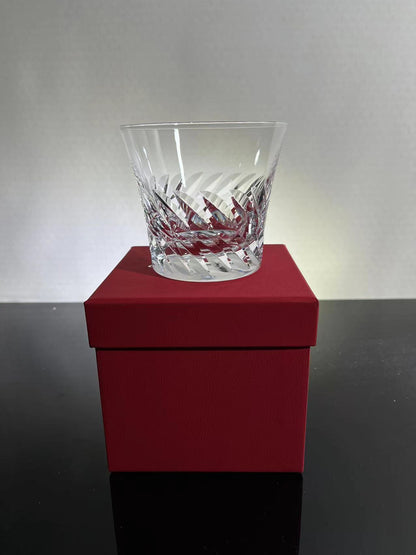 GLORIA Angel Wings Collection - Handcrafted Crystal Whiskey Glass Inspired by Baccarat's Angel Wings