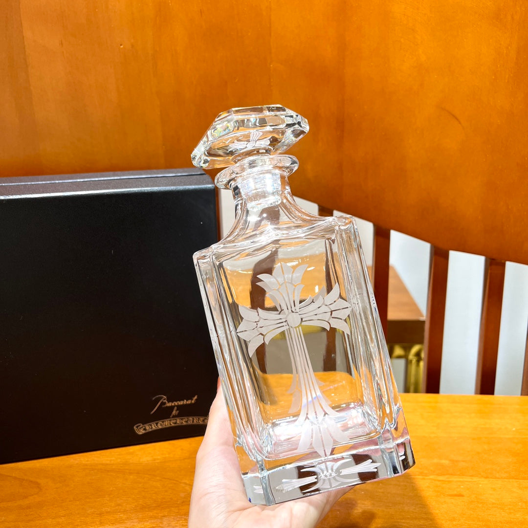 Chrome Hearts x Baccarat Crystal Whiskey Decanter - Limited Edition Designer Collaboration