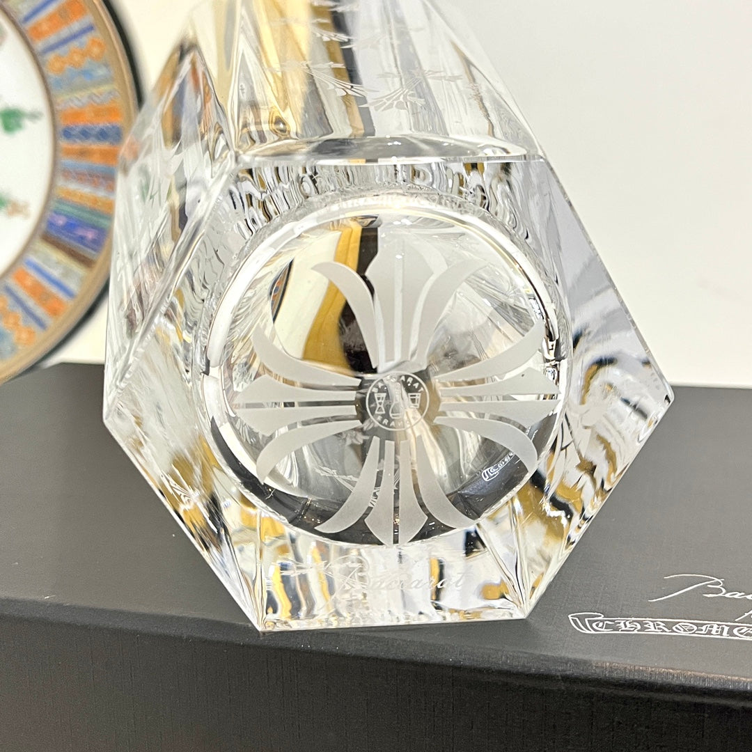 Chrome Hearts x Baccarat Crystal Vase - Exquisite Designer Collaboration