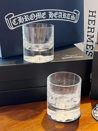 Chrome Hearts x Baccarat Collaboration – Limited Edition Crystal Tumblers