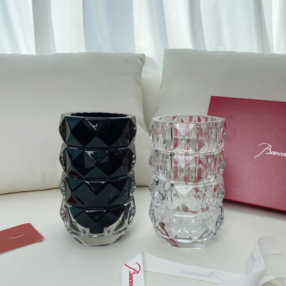 Baccarat LOUXOR Crystal Vase Collection – 6 Color Options