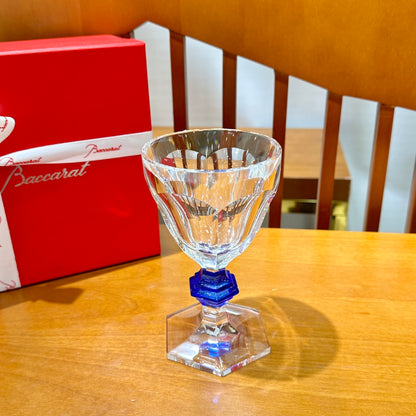 Baccarat Harcourt Crystal Wine Glass - Blue