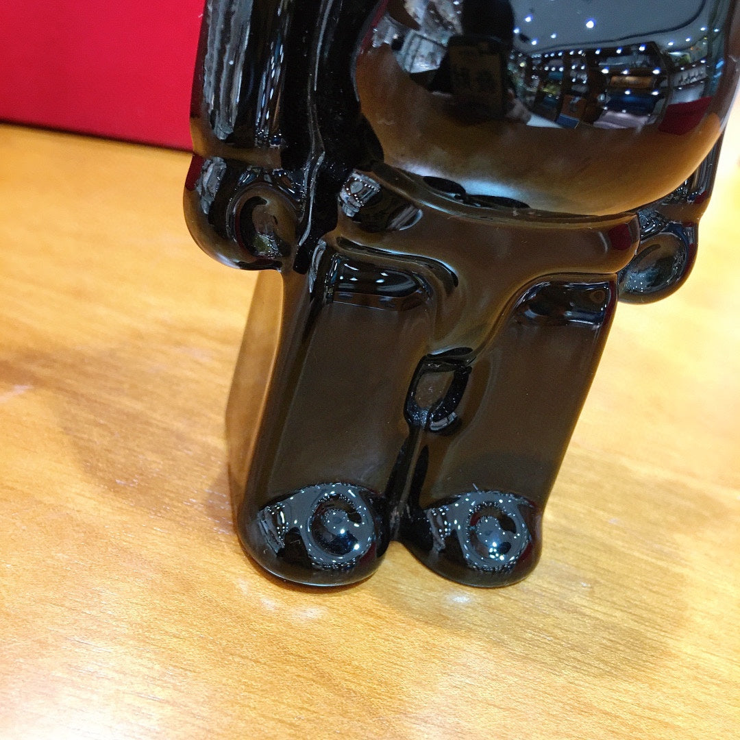 Bearbrick x Baccarat Paris Limited Edition 200% Black Bear