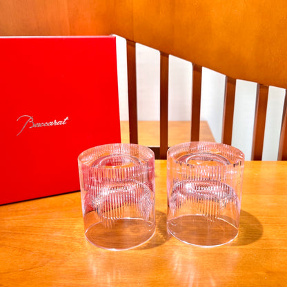 Baccarat GLORIA Angel Wings Whiskey Glass - Pink Edition