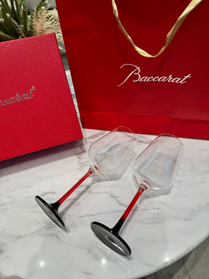 Baccarat Crystal Wine Glass Set (2-Piece Gift Box)