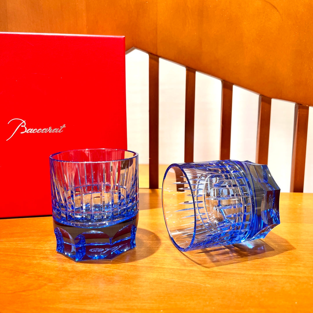 Baccarat Harmonie Crystal Tumblers Set (2-Piece) - Blue