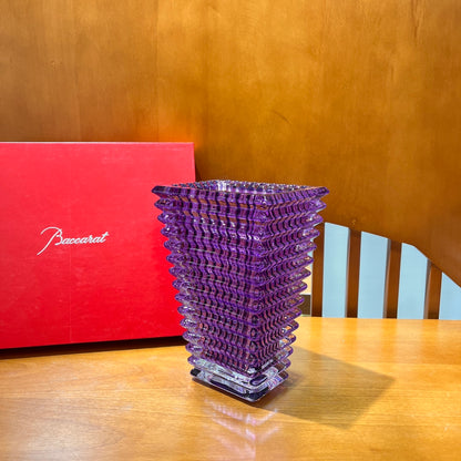 Baccarat Eye Collection Crystal Vase – Large, Purple