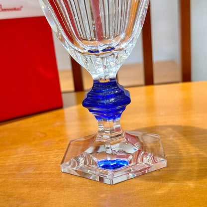 Baccarat Harcourt Crystal Wine Glass - Blue