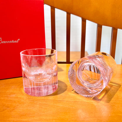 Baccarat GLORIA Angel Wings Whiskey Glass - Pink Edition