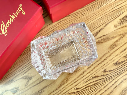 Baccarat Russo Collection - Handcrafted 24K Crystal Vase with Exquisite Cut Design