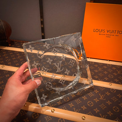 Louis Vuitton x Baccarat Crystal Ashtray – Limited Edition Luxe Home Decor