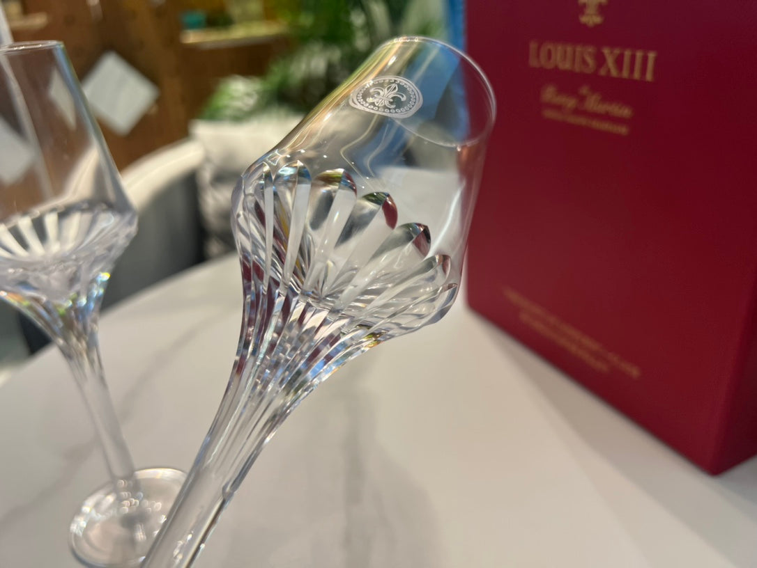 Louis XIII Baccarat Crystal Glass Set - "Facets of Louis XIII"