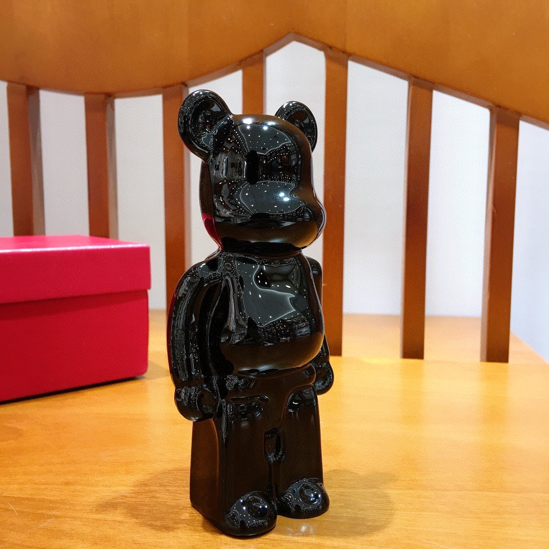 Bearbrick x Baccarat Paris Limited Edition 200% Black Bear