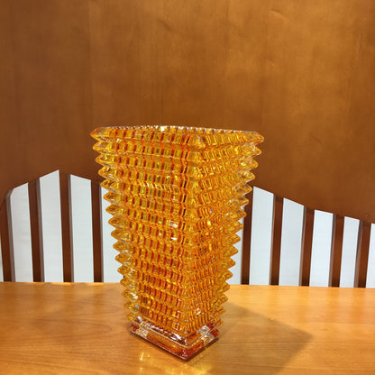 Baccarat Eye Collection Crystal Vase – Large, Gold