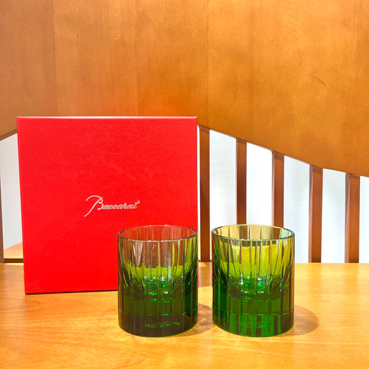 Baccarat Harmonie Crystal Tumblers Set (2-Piece) - Green